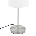 vidaXL Lampes de table 2 Pièces Bouton tactile Blanc E14