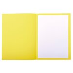 Paquet 50 Chemises Forever® 220 100  Recyclé Avec Impression - 24x32cm - Jaune - X 5 - Exacompta