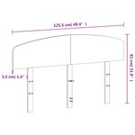 vidaXL Tête de lit blanc 120 cm bois massif de pin