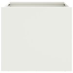 vidaXL Jardinière blanc 32x30x29 cm acier