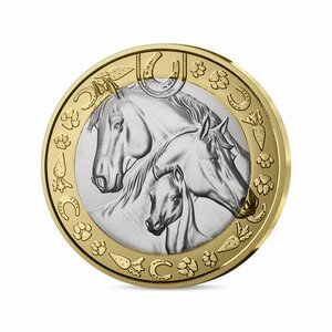Animaux préférés des Français Monnaie de 5€ métal commun - Cheval