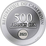 Pièce de monnaie en Argent 500 Francs g 10 Millésime 2023 GARDEN OF LOVE