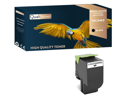 Qualitoner x1 toner 70c2hk0 noir compatible pour lexmark