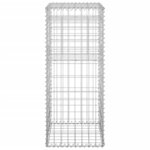 vidaXL Poteau à panier de gabion 40x40x100 cm Fer