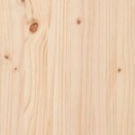 vidaXL Tête de lit 205 5x4x100 cm Bois massif de pin