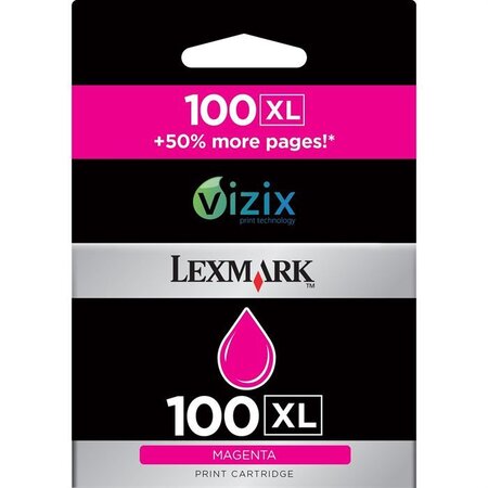 Lexmark 100xl cartouche d'encre magenta