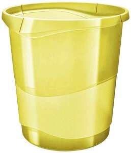 Corbeille à papier Colour'Ice, 15 litres, jaune ESSELTE