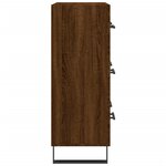 vidaXL Buffet chêne marron 69 5x34x90 cm bois d'ingénierie