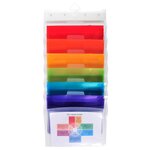 Trieur Mural 6 Compartiments Crystal - A4 - Cristal - X 4 - Exacompta