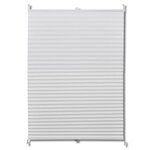vidaXL Store plissé 80x125 cm Blanc