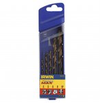 Set de 5 forets HSS Turbomax  4/5/6/8/10 mm de Irwin 10502234