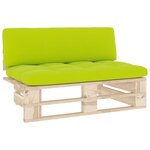 vidaXL Canapé central palette de jardin bois de pin imprégné