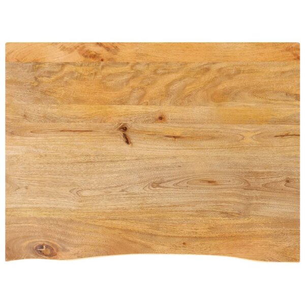 vidaXL Dessus de table à bord vivant 70x60x2 5 cm bois massif manguier