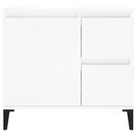 vidaXL Armoire de salle de bain blanc 65x33x60 cm bois d'ingénierie