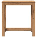 vidaXL Table de bar chêne artisanal 102x50x103 5 cm bois d'ingénierie