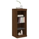 vidaXL Buffet avec lumières LED chêne marron 41x37x100 cm
