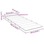 vidaXL Coussin de chaise longue bleu royal 180x60x4 cm tissu oxford