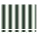 vidaXL Tissu de remplacement pour store 3.5x2 m vert et blanc