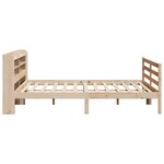 vidaXL Cadre de lit avec tête de lit 180x200 cm bois de pin massif