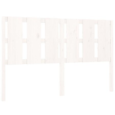 vidaXL Tête de lit Blanc 155 5x4x100 cm Bois massif de pin