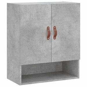 vidaXL Armoire murale gris béton 60x31x70 cm bois d'ingénierie