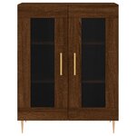 vidaXL Buffet chêne marron 69 5x34x90 cm bois d'ingénierie