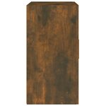 vidaXL Armoire murale Chêne fumé 60x30x60 cm Bois d'ingénierie