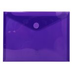 Sachet De 5 Mini Pochettes-enveloppes Polypropylène - A5 - Couleurs Assorties - X 10 - Exacompta