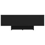 vidaXL Table basse Noir 85x55x31 cm Bois d'ingénierie