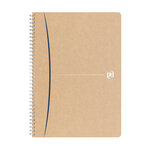 Cahier recyclé spirale oxford touareg a4 21 x 29 7 cm - petits carreaux - 180 pages - lot de 5