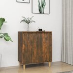 vidaXL Buffet Chêne fumé 60x35x70 cm Bois d'ingénierie