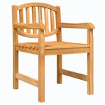 vidaXL Chaises de jardin lot de 2 58x59x88 cm bois de teck solide