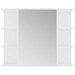 vidaXL Ensemble de meubles de salle de bain 3Pièces Blanc Bois ingénierie
