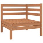 Salon de jardin meuble d'extérieur ensemble de mobilier 6 pièces marron miel bois de pin massif 02_0017036