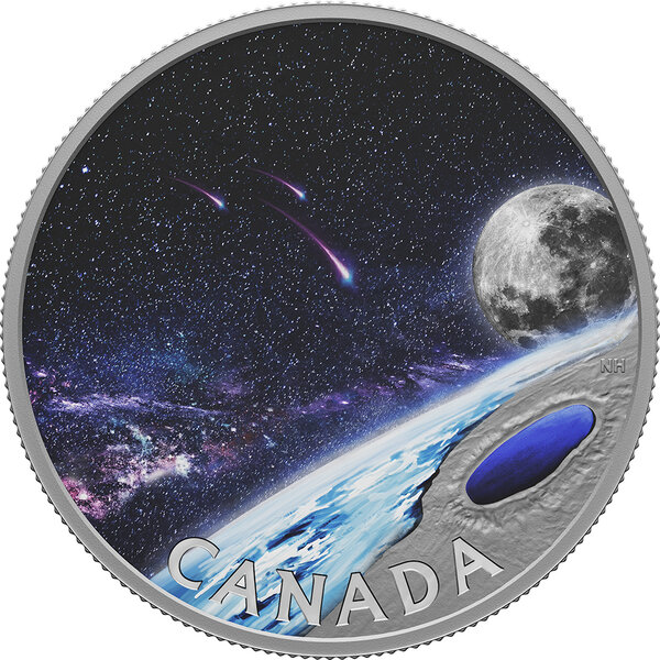 Monnaie en argent 50 dollars g 157.6 millésime 2023 crystal eye of nunavik