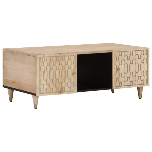 vidaXL Table basse 100x54x40 cm bois de manguier massif