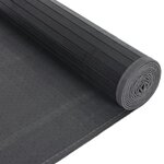vidaXL Tapis rectangulaire gris 80x100 cm bambou