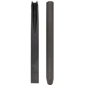 NATURE Piquet en PVC recyclé a fixer Borderfix - H 38 x 3,6 x 3,8 cm