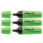 Surligneur Textmarker 490 Pointe biseautée 1 - 5 mm Vert fluo x 3 PELIKAN