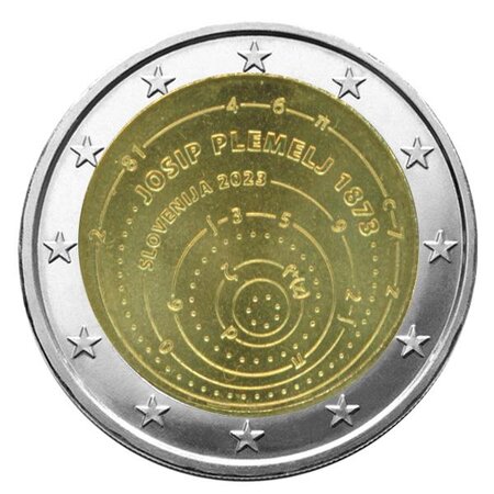 2 Euro commémorative 2023 : Slovénie ( 150 ans de Josip Plemelj)