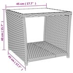 vidaXL Ensemble à manger de jardin avec coussins 3 Pièces Noir