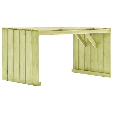 vidaXL Table de jardin 150x87x80 cm Bois de pin imprégné