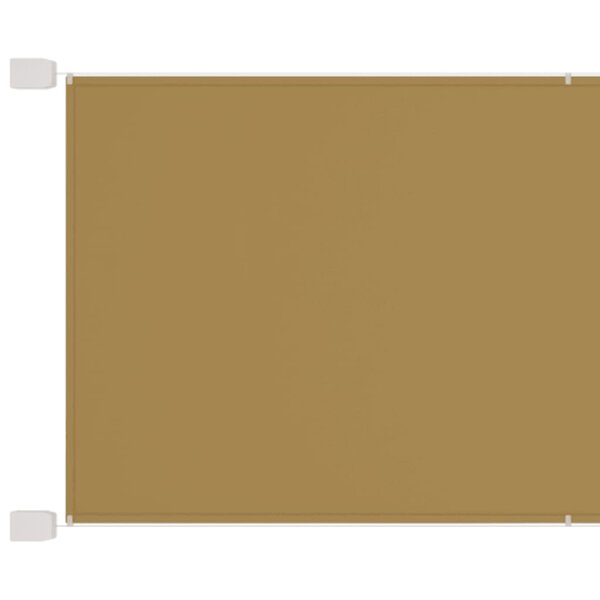 vidaXL Auvent vertical Beige 180x800 cm Tissu oxford