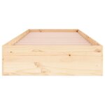 vidaXL Cadre de lit bois massif 90x190 cm simple
