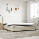 vidaXL Matelas à ressorts bonnell moyen 200x200 cm