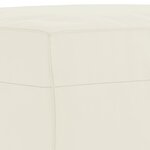 vidaXL Ensemble de canapés 3 Pièces crème velours