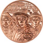 Pièce de monnaie en Cuivre 1 Dollar g 50 Millésime 2024 Legends WILD WEST