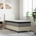 vidaXL Matelas à ressorts ensachés dureté moyenne 90x200 cm