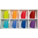 Porte-revues The Magazine Chromaline - Rouge Carmin - X 3 - Exacompta