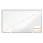 Nobo tableau blanc magnétique écran large impression pro acier 71x40cm